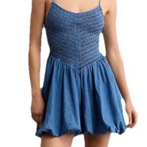 American Eagle Outfitters Blue Mini Dress